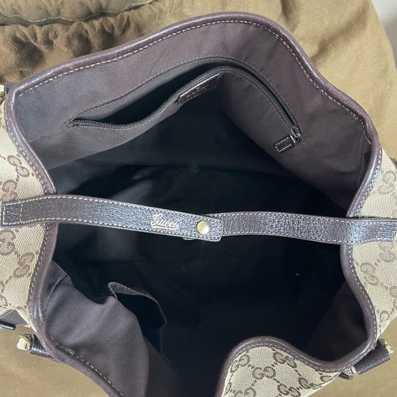 Authentic GG Gucci Canvas Abbey Tote - Picture 10 of 16
